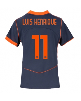 Inter Milan Luis Henrique #11 Maglia Gara Terza Repliche 2025-26 Donna Maniche Corte Inter Milan Luis Henrique #11 Maglia Gara Terza Repliche 2025-26 Donna Maniche Corte